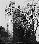 Il tenebroso palazzo Pacchierotti in una foto del 1904, con il castello e il fabbricato neogotico (Adriano Danieli)